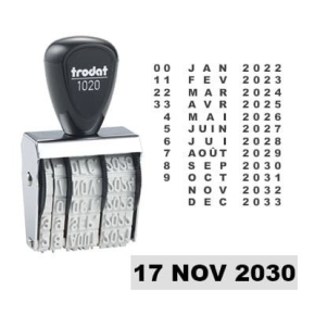 Tampon Dateur Trodat 1020 encrage séparé - 32x5mm