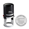 Tampon rond personnalisé - Shiny R-542 - 8 lignes max - 42mmØ