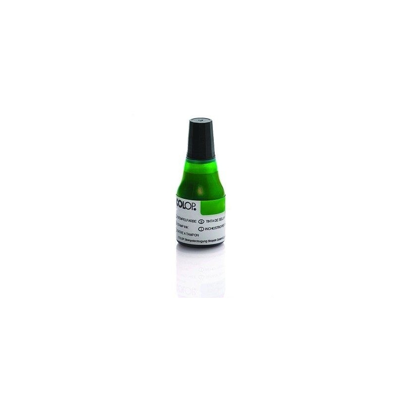 Flacon Encre à tampon - Colop E110 - Vert - 25 ml