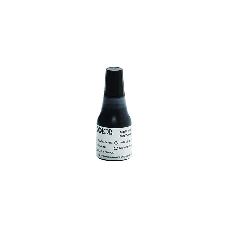 Flacon Encre à tampon BIO - Colop E109 - Noir - 25 ml