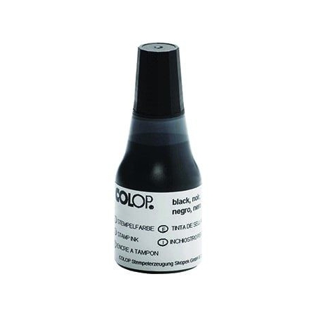 Flacon Encre à tampon BIO - Colop E109 - Noir - 25 ml