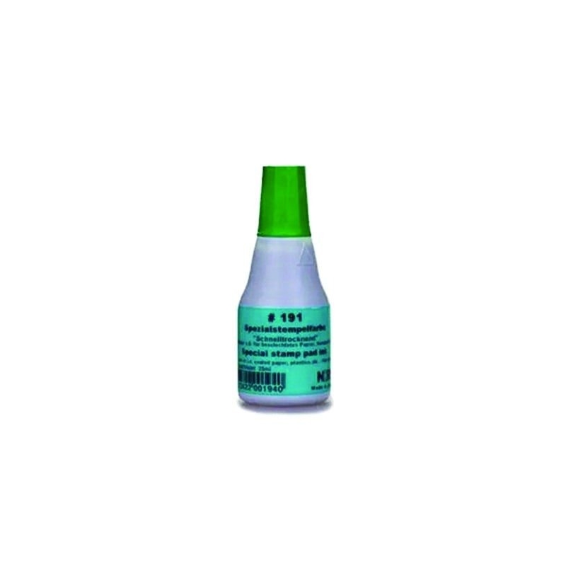Flacon Encre à tampon - Séchage rapide - Colop E199 - Vert - 50 ml
