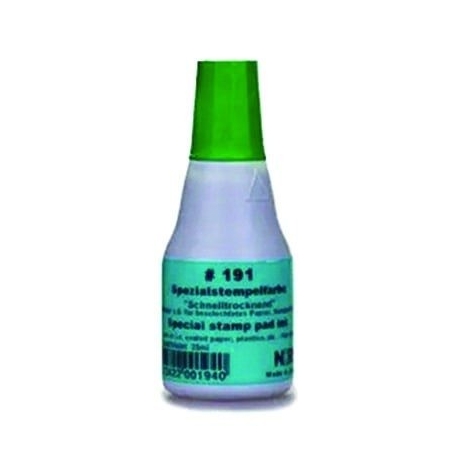 Flacon Encre à tampon - Séchage rapide - Colop E199 - Vert - 50 ml