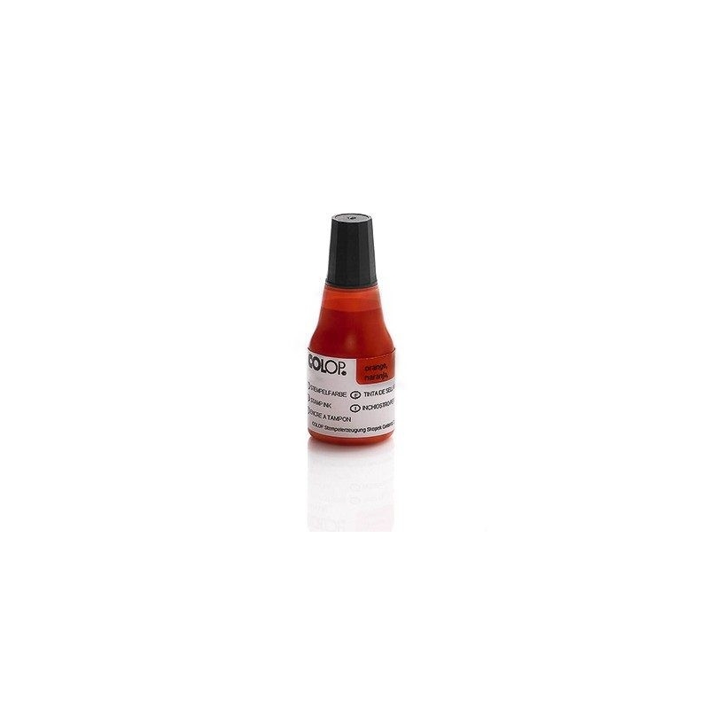 Flacon Encre à tampon - Néon UV - Colop E117 - Orange foncé - 25 ml