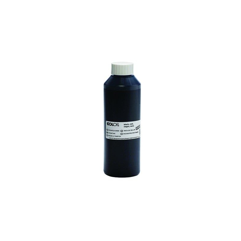 Flacon encre à tampon sur Métal - Colop E130 - Noir - 1 litre