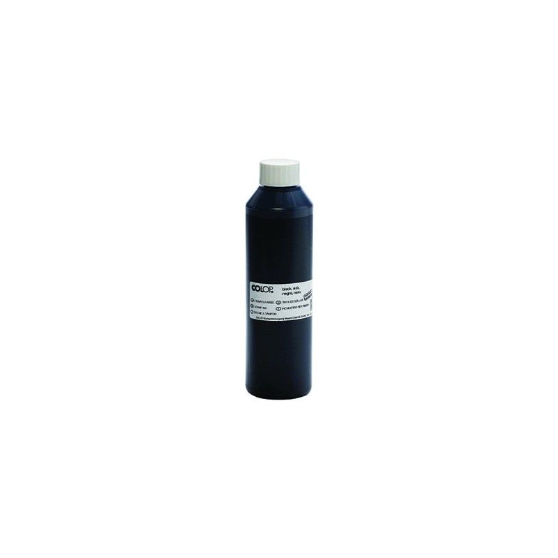 Flacon Encre - Séchage rapide - Colop E119 - Noir - 250 ml
