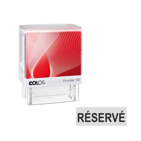 Tampon Colop Printer 10 - 1 ligne max. - 27x10 mm
