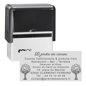 Tampon Colop Compact 60 - 9 lignes max. - 76x37 mm