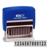 Tampon mini numéroteur Colop S120/13 - 13 bandes - 4mm