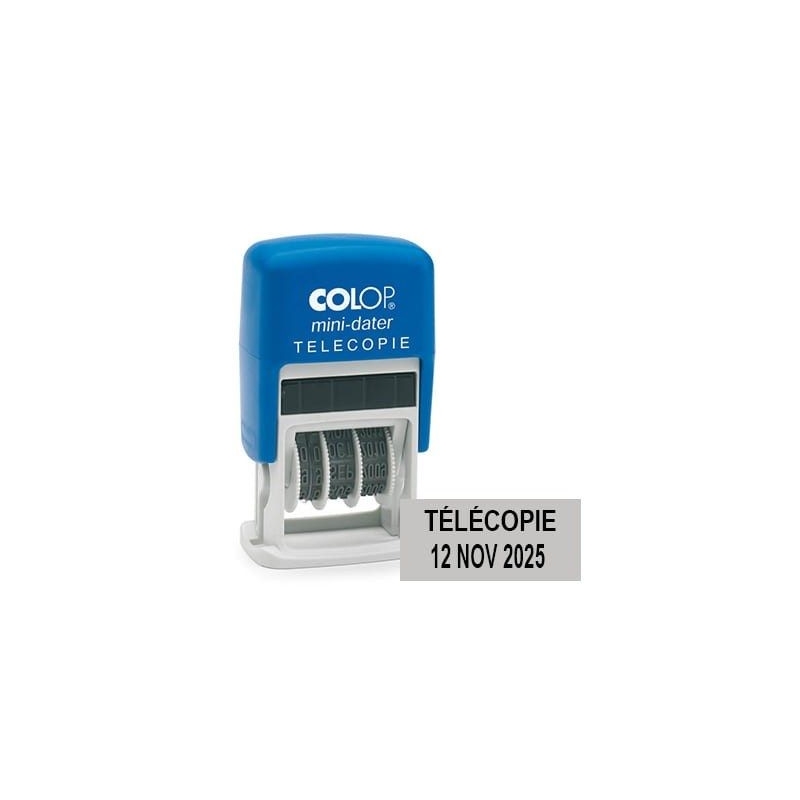 Tampon mini dateur Colop S160/L3 - TELECOPIE - 4mm