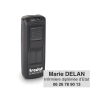 Tampon Trodat Mobile Printy 9511 - 3 lignes - 38x14 mm
