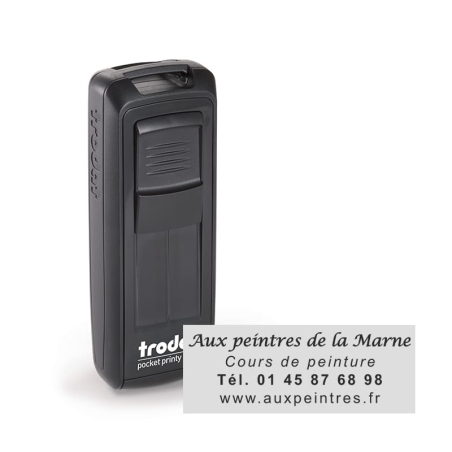 Tampon Trodat Pocket Printy 9512 - 5 lignes - 47x18mm