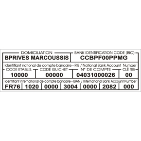 Tampon Colop Printer Line 45 - 6 lignes max. - 82x25 mm