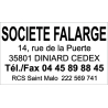 Tampon Texte Trodat 5200 5 Lignes Metal Line 4.0 - 41X24mm