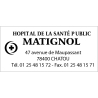 Tampon Texte Trodat 5204 6 Lignes Metal Line - 56X26 mm