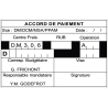 Tampon Texte Trodat 5211 Metal Line 12 Lignes - 85X55