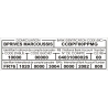 Tampon Trodat Printy 4925 - 6 Lignes personnalisables - 82X25mm