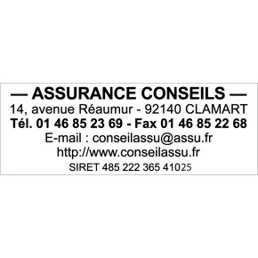 Tampon Texte Trodat Metal 5205 - 6 Lignes - 70X25mm