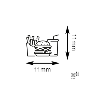 Tampon Menu burger frites boisson
