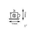 Tampon Tasse à café