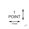 Tampon 1 point