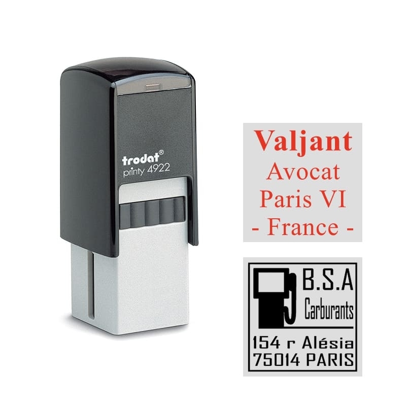 Tampon Trodat Printy 4922 - 4 Lignes personnalisables - 20X20