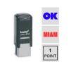 Tampon Trodat Printy 4921 - 2 Lignes personnalisables - 12X12mm