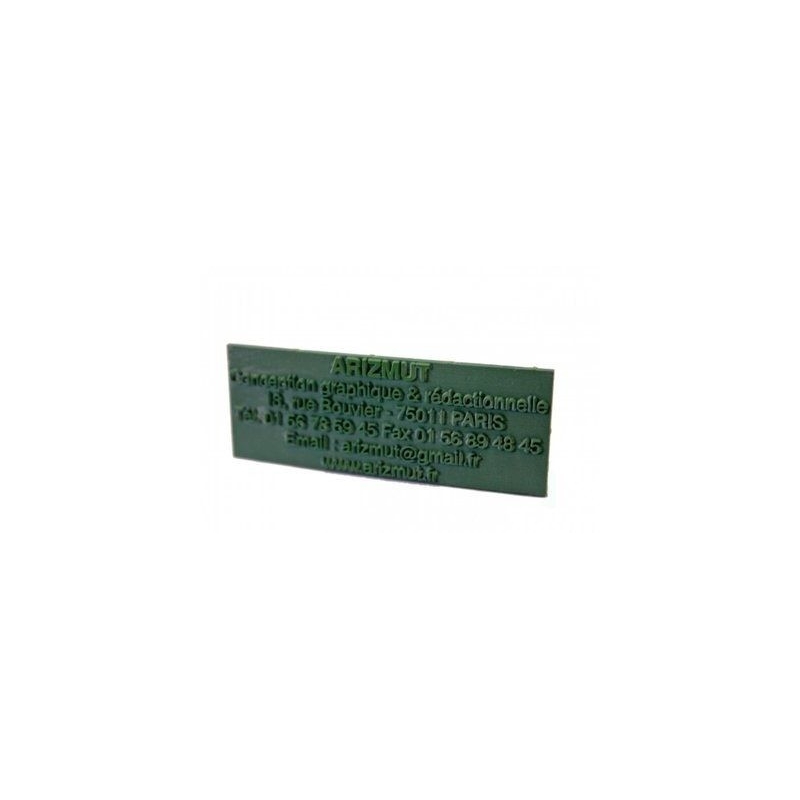 Plaque de remplacement en caoutchouc - 1 ligne