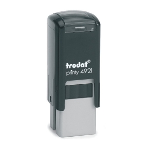 Tampon Trodat Printy 4921 - 2 Lignes personnalisables - 12X12mm