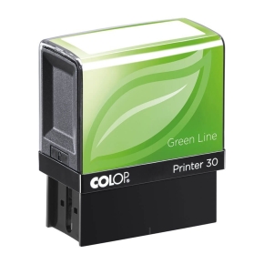 Tampon Colop Printer Green Line 30 - 4 lignes max. - 47x18 mm