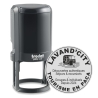 Tampon Trodat Printy 4645 rond - 8 Lignes personnalisables - 45mm Ø