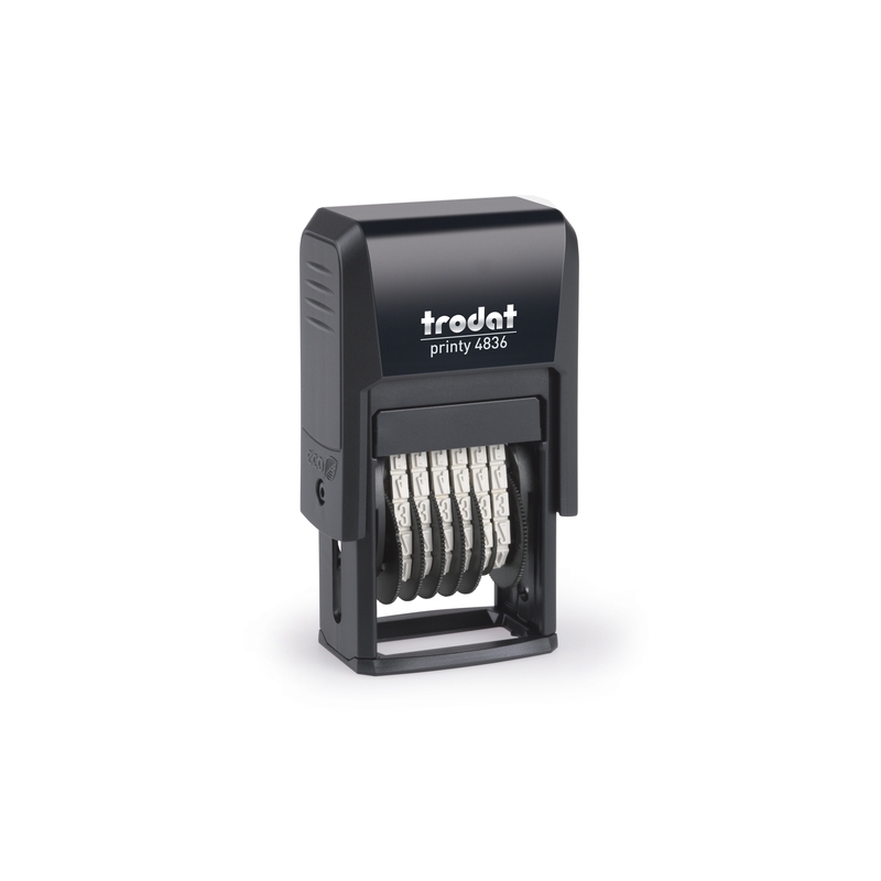 Tampon numéroteur Trodat 4836 - 6 bandes
