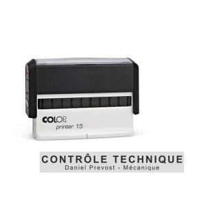 Tampon Colop Printer Line 15 - 2 lignes max. - 69x10 mm