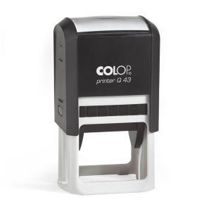 Tampon Colop Printer Line Q43 - 8 lignes max. - 43x43 mm