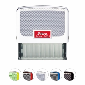 Tampon personnalisé - Shiny S-855  - 6 lignes max - 70x25 mm