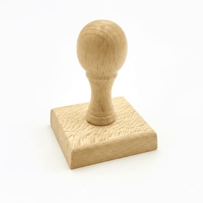 Monture tampon en bois vierge