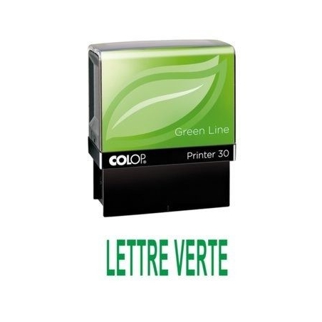 Tampon formule LETTRE VERTE