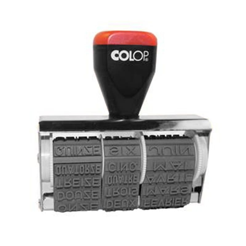 Tampon dateur spécial huissier Colop 04000/ML encrage séparé - 4 mm