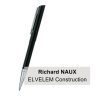 Stylo tampon Shiny 3021 DIAGONAL laqué noir mat - 2 lignes - 33x9mm