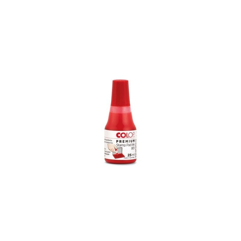 Flacon Encre à tampon - Colop E110 - rouge - 25 ml