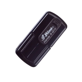 Tampon carré Shiny Handy Stamp S-Q12 - 2 lignes - 12x12mm