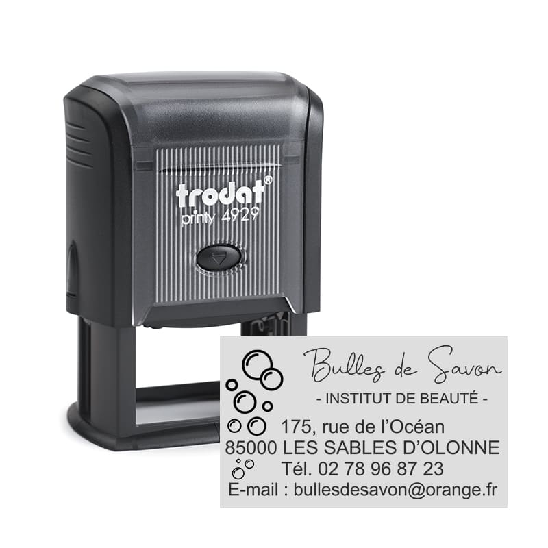Tampon Trodat Printy 4929 - 6 Lignes personnalisables - 50X30mm