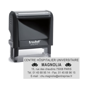 Tampon Trodat Printy 4913 - 6 lignes personnalisables - 58X22