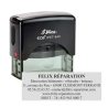 Tampon personnalisé - Shiny éco R-PET-845 - 6 lignes max - 70x25 mm