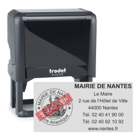 Tampon Officiel Trodat 4926 - 8 Lignes personnalisables - 75X38 mm