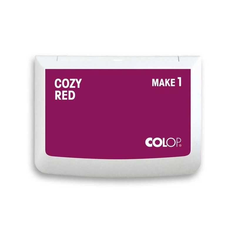 Encreur Colop Make 1 Cozy Red - Bordeaux - 90 x 50 mm
