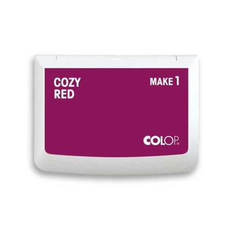 Encreur Colop Make 1 Cozy Red - Bordeaux - 90 x 50 mm