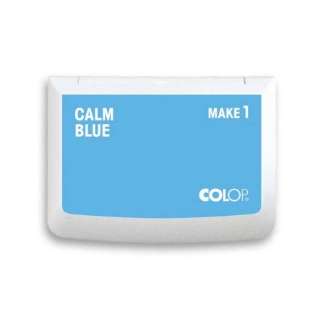 Encreur Colop Make 1 Calm Blue - Bleu clair - 90 x 50 mm