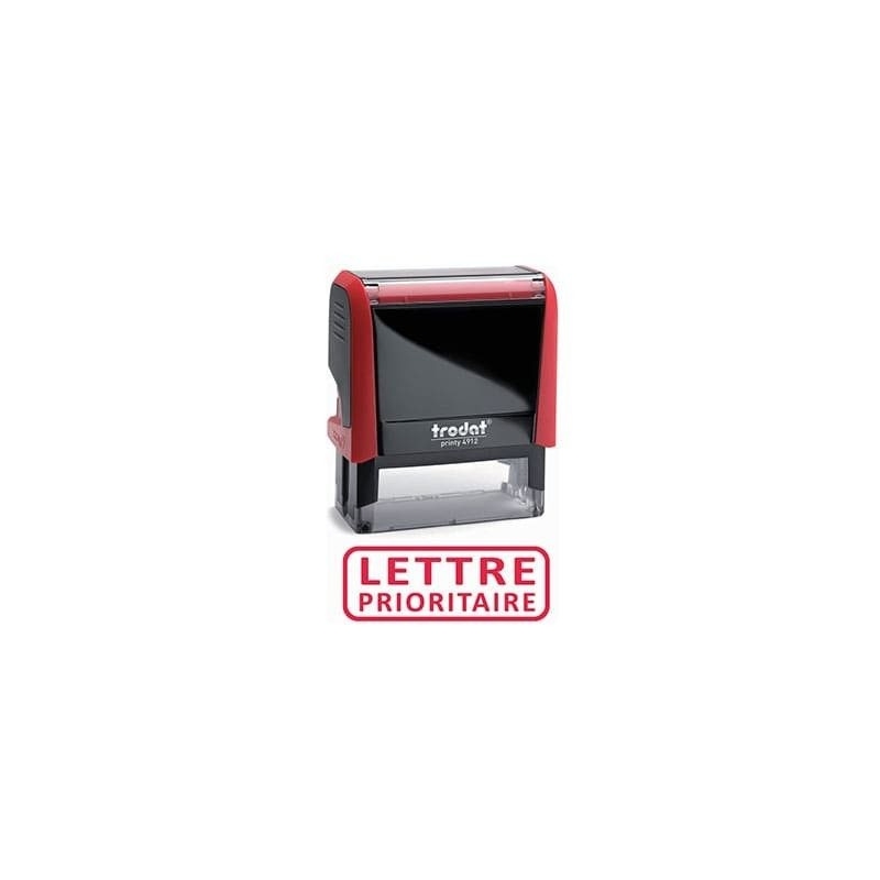 Tampon LETTRE PRIORITAIRE Trodat XPrint Rouge
