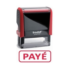 Tampon PAYE Trodat XPrint Rouge
